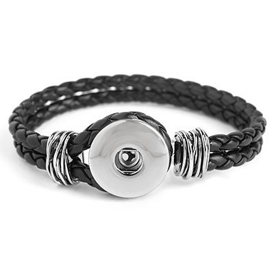 Ginger Snaps 1-Snap Double Braided Bracelet