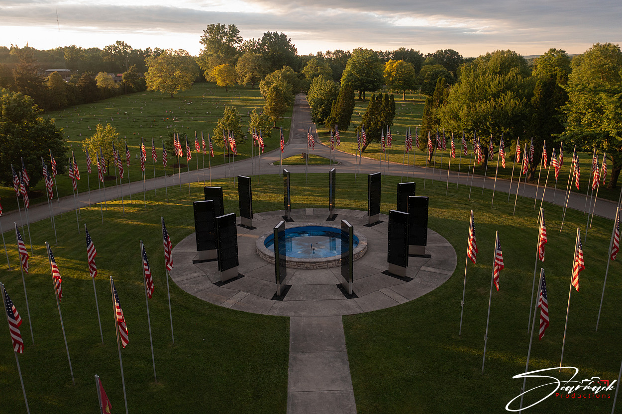 Ave of 444 Flags