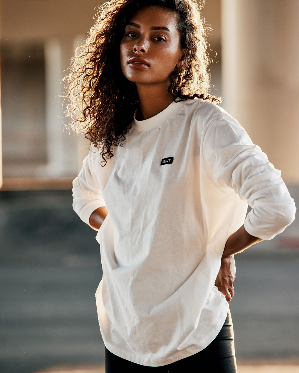 Long Sleeve Tee - Ivory - S