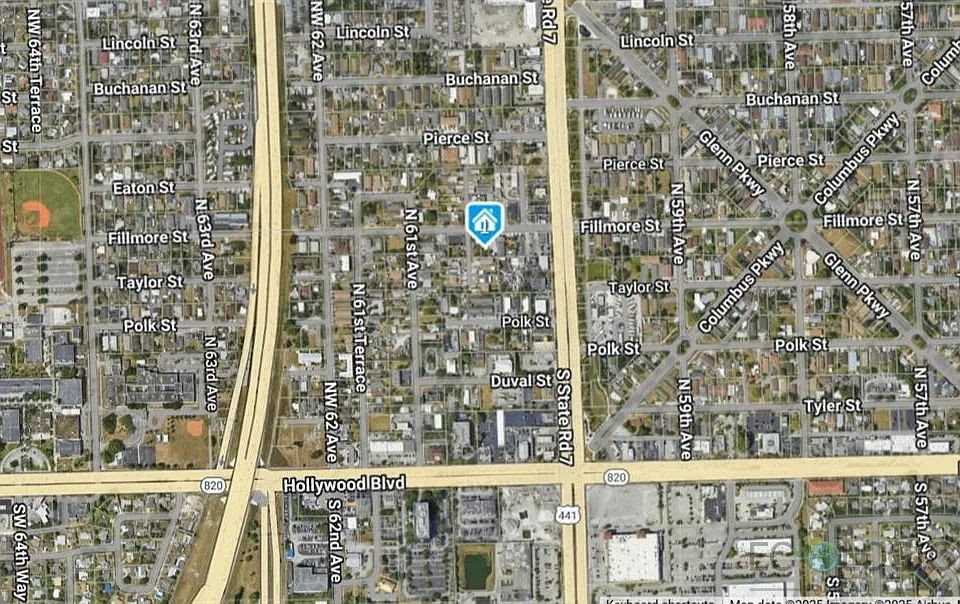 HOLLYWOOD | FIXER UPPER / REDEVELOPMENT PLAY | BIG LOT UPSIDE IN 6034 Fillmore St, Hollywood, FL 33024