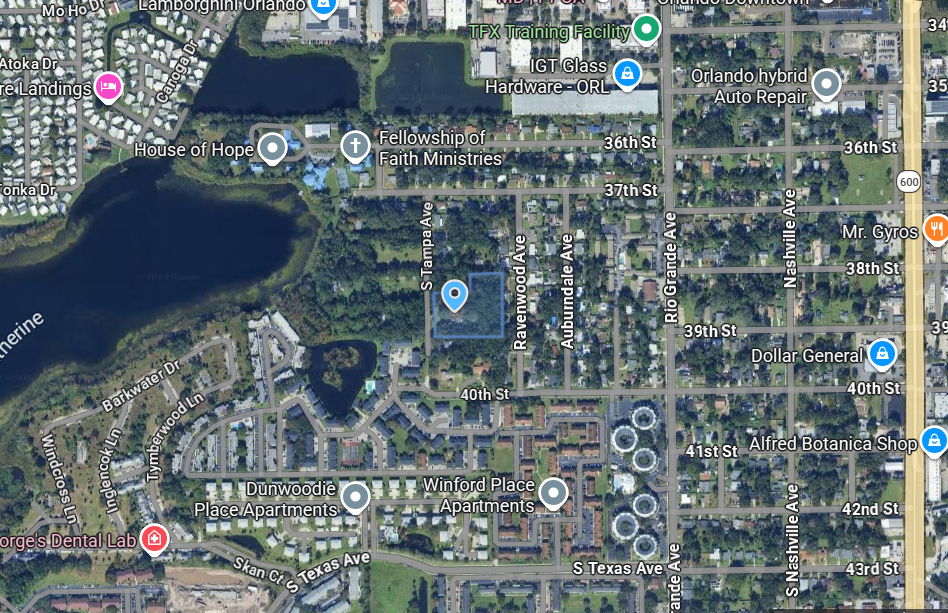 Prime lot Development Opportunity in Orlando, FL