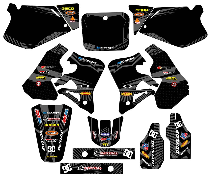 1995 1996 1997 CR 125 GRAPHICS KIT CR125 125R R DECO CR125R DECALS STICKERS 1995 1996 1997 CR 125 GRAPHICS KIT CR125 125R R DECO CR125R DECALS STICKERS
