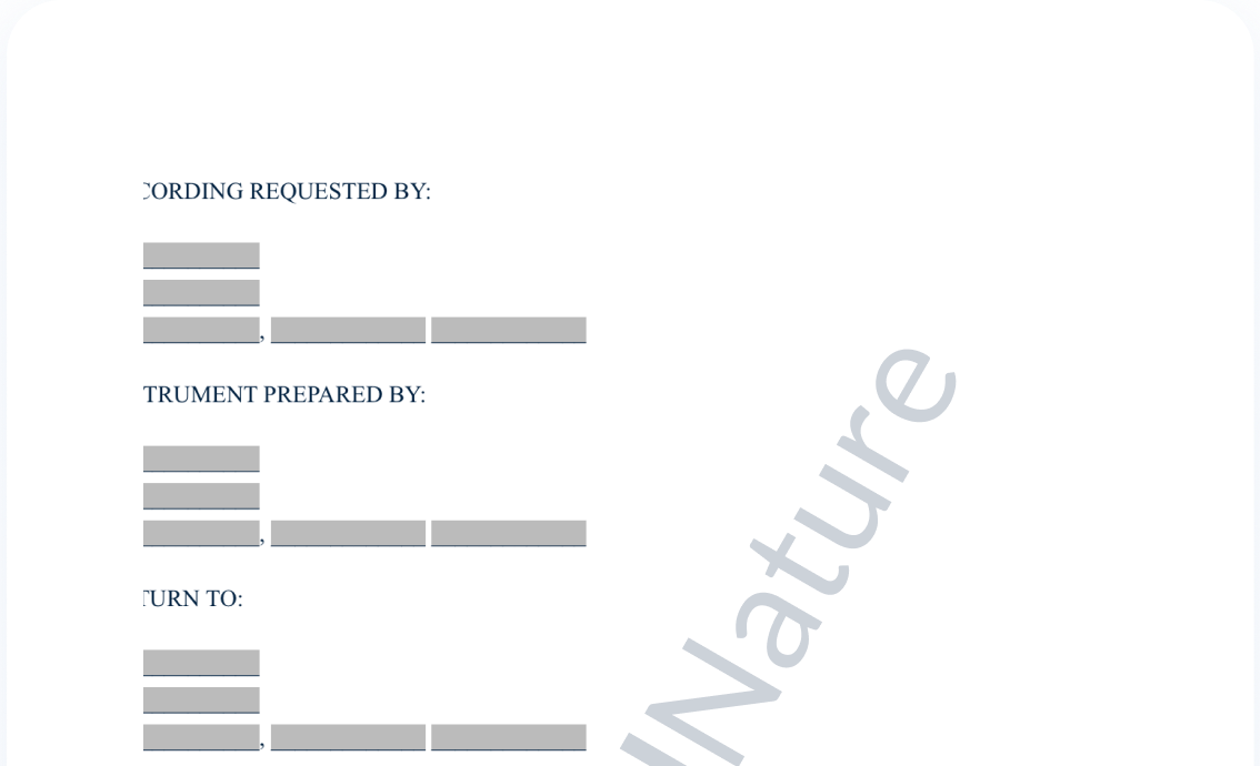 Mortgage Agreement document preview