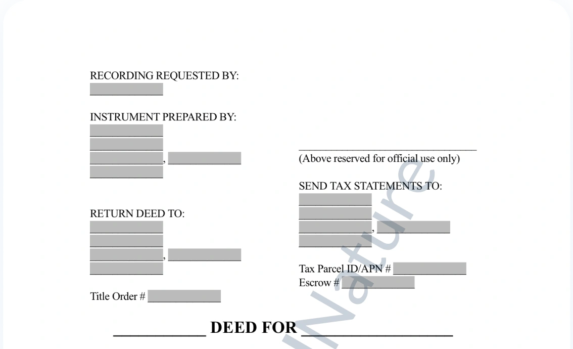 Property Deed document preview