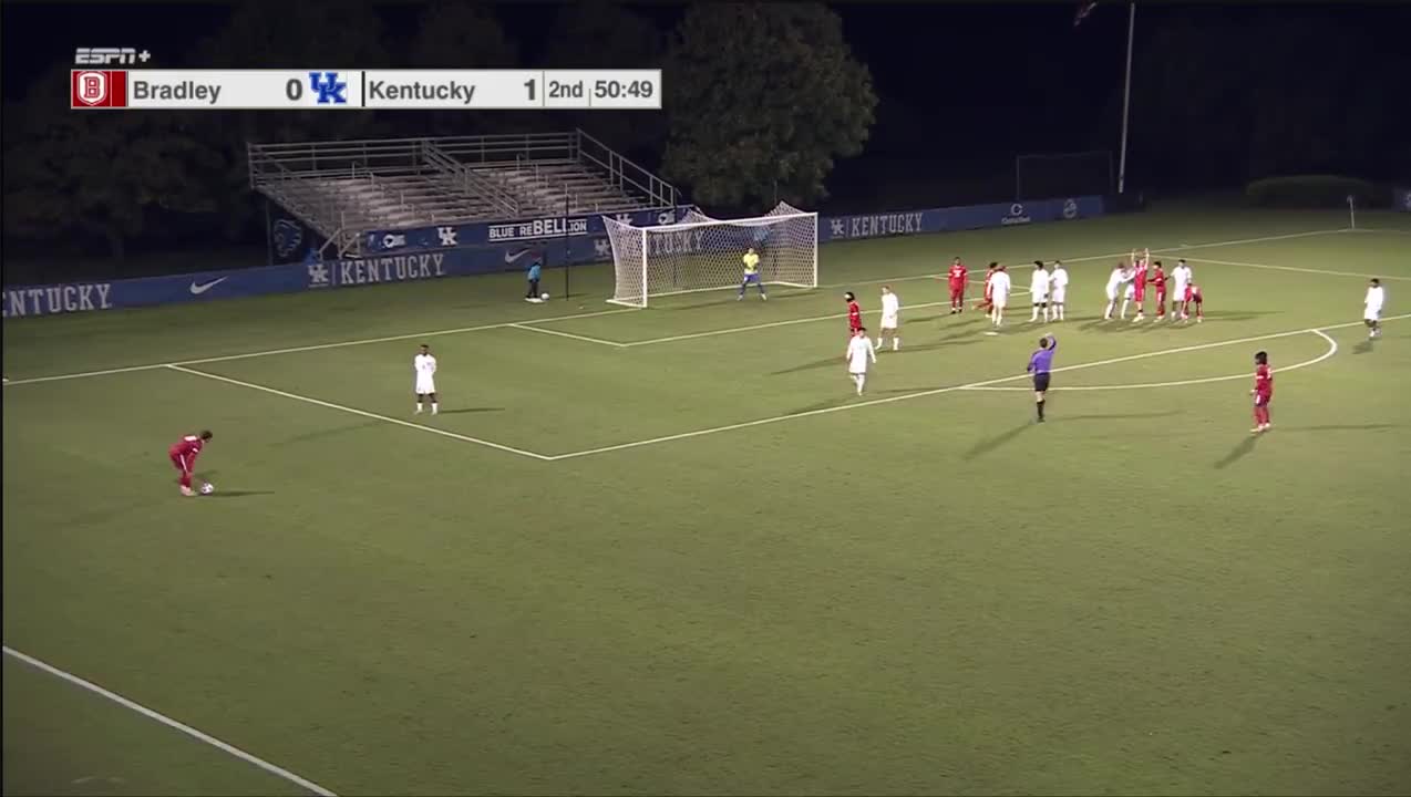 Dickerson goal vs Kentucky