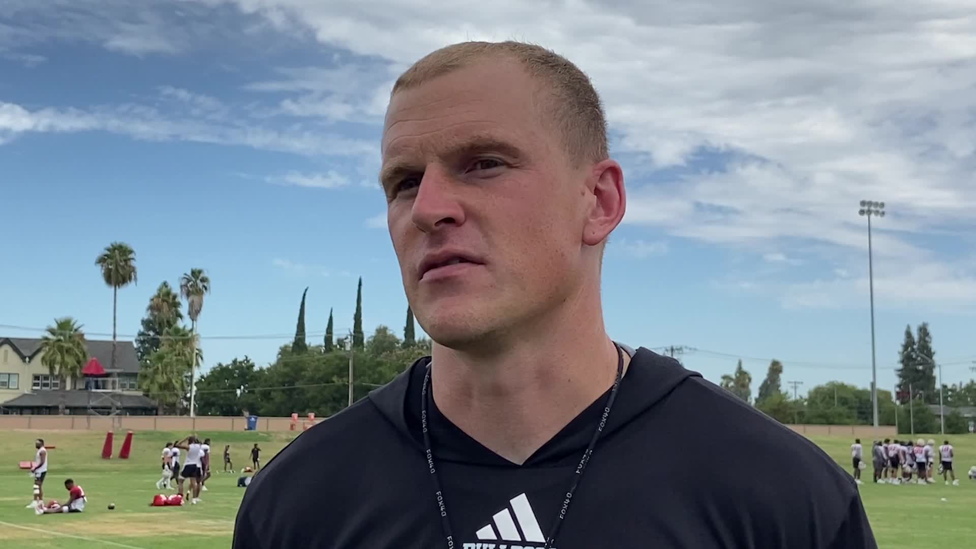 Fall Camp Practice 11 OC Pat McCann Fresno State AllAccess