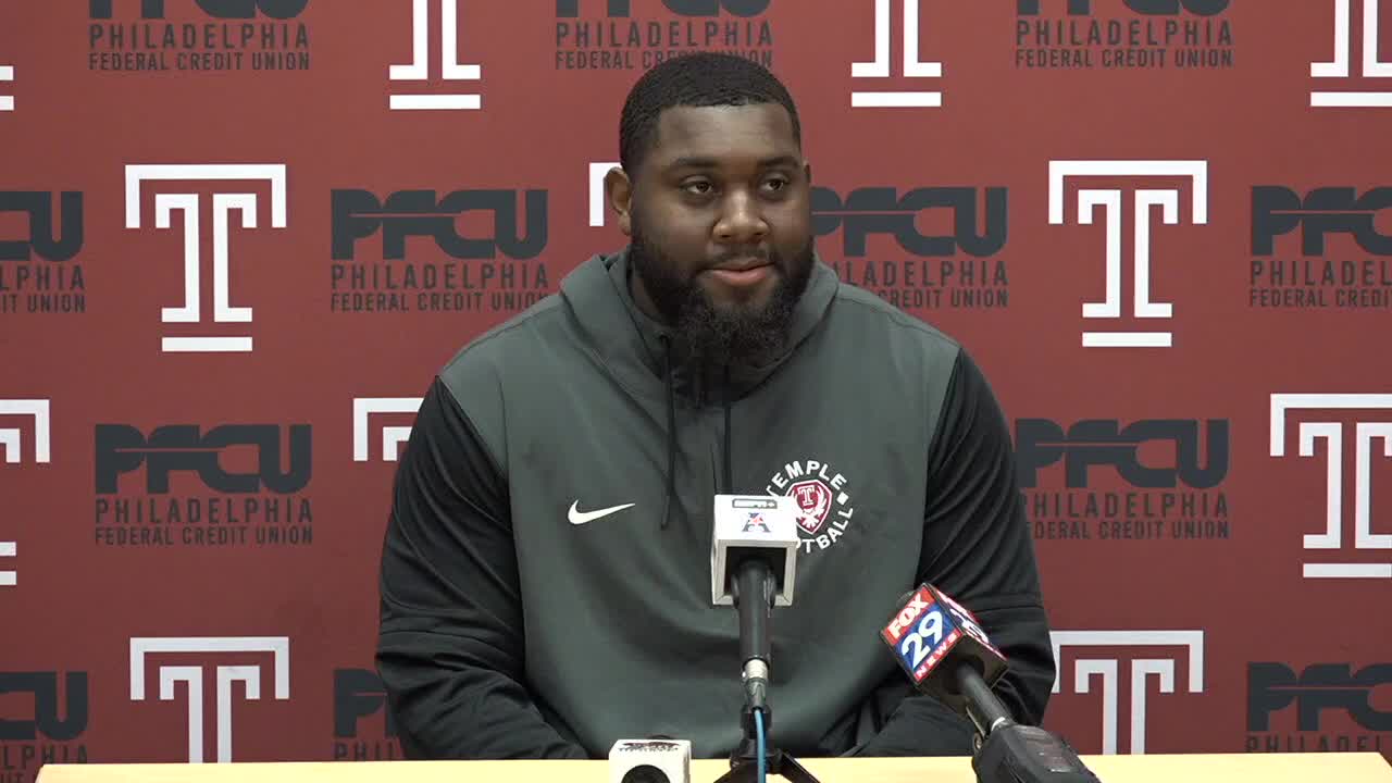 Eric King, 10/6/25 - Temple Sports Network - Powered by SIDEARM