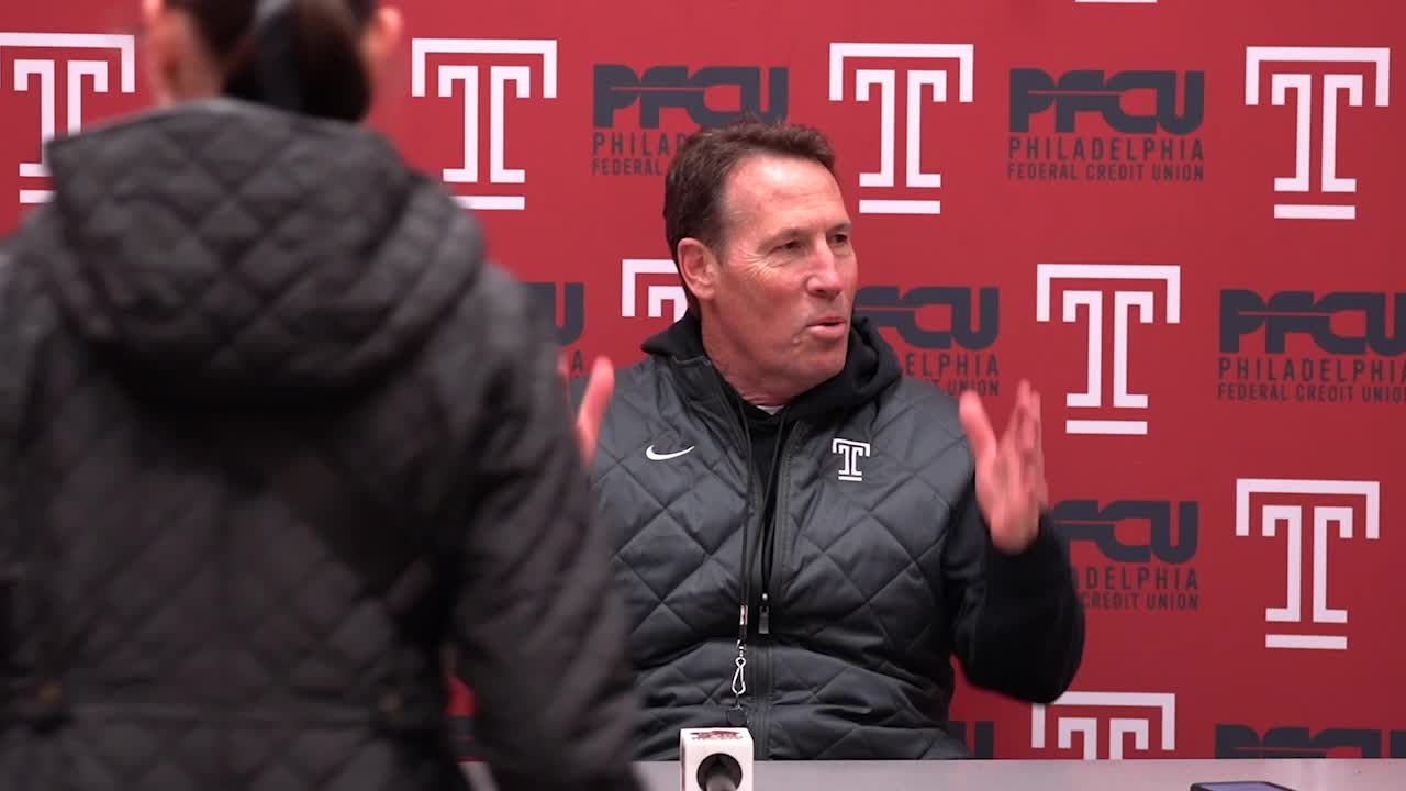 K C Keeler 4 12 25 Temple Sports Network Powered By SIDEARM 