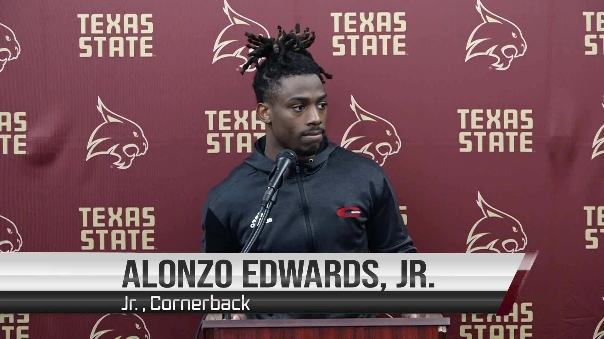 FB | CB Alonzo Edwards, Jr. Week 5 Press Conference (Sept. 26, 2023)