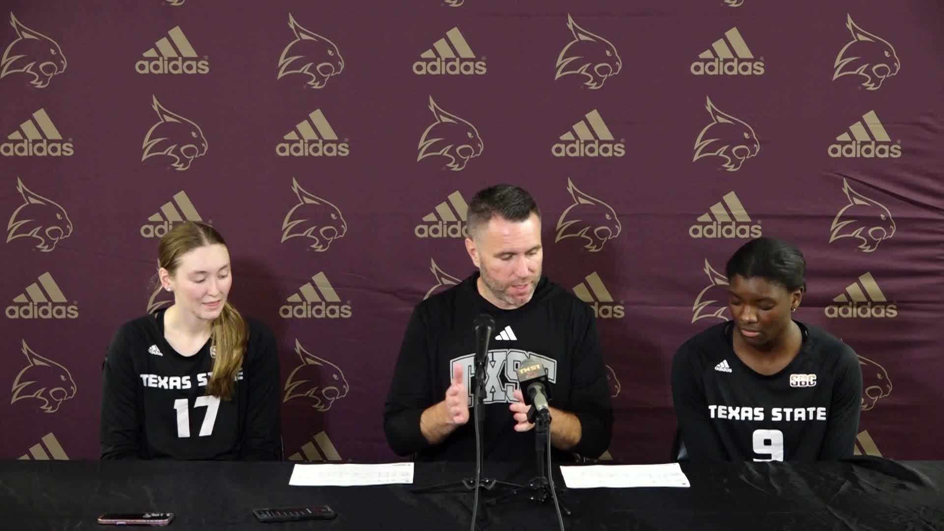VB | Post Game Press Conference vs Incarnate Word