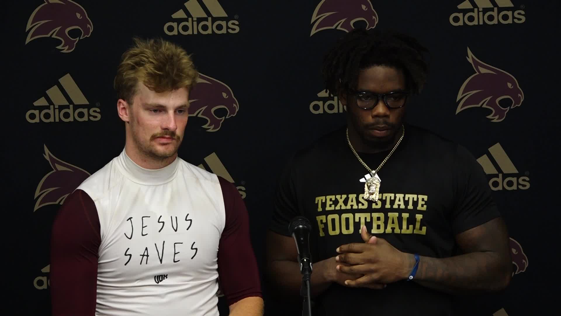 FB | DE Kalil Alexander & QB Brad Jackson Postgame vs Nicholls (092025)
