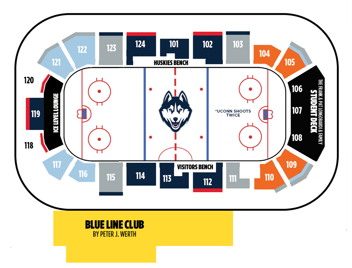 Toscano Seating Diagram University of Connecticut Athletics