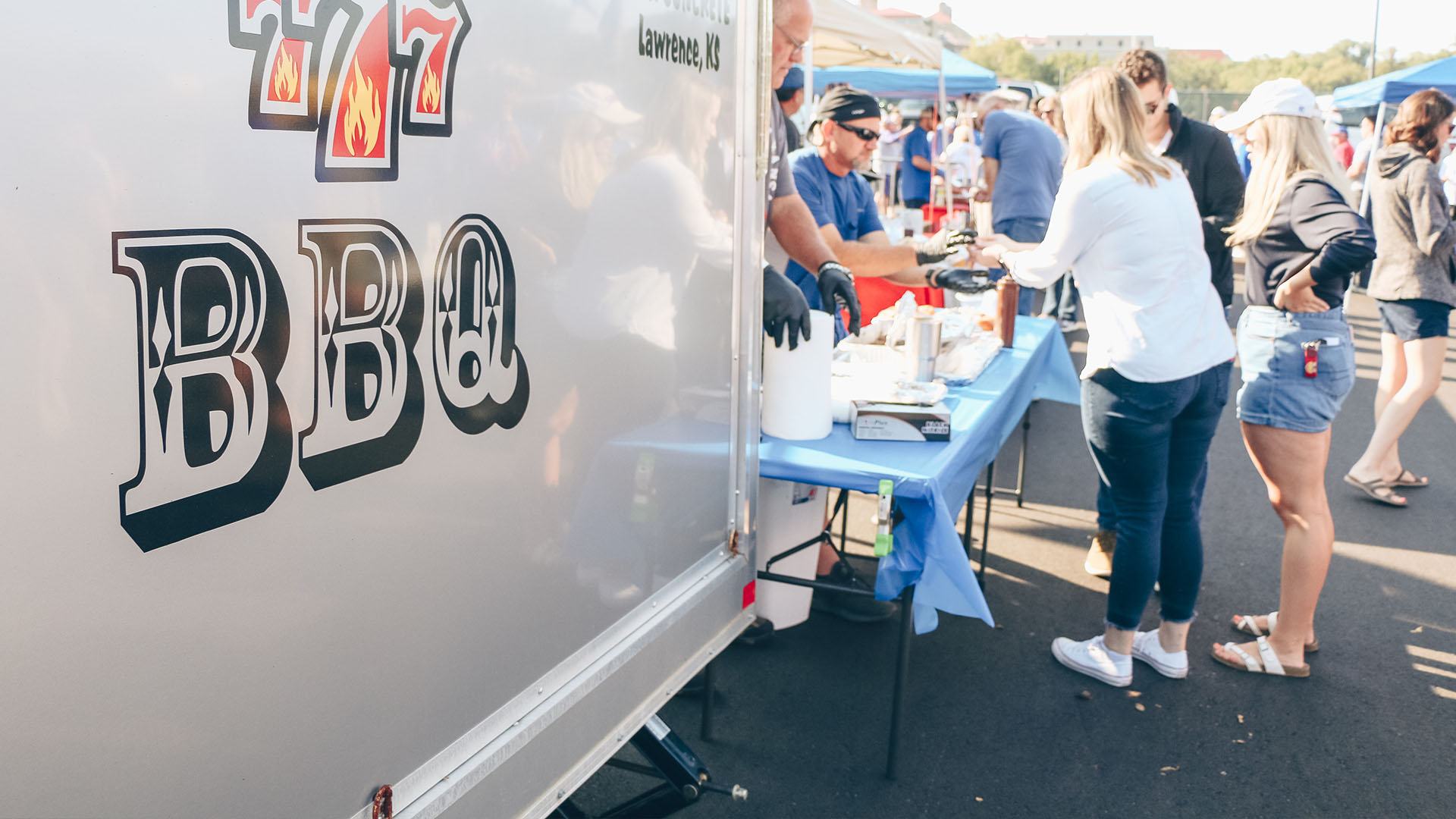 tailgate indiana state bbq trailer