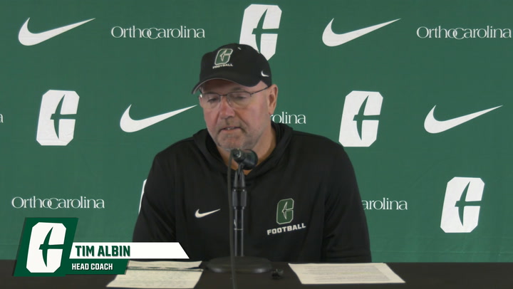 CLT FB - Week 2 Ole Miss Press Conference (Coach Albin, Jerry Wall III, Jaylen Hampton)