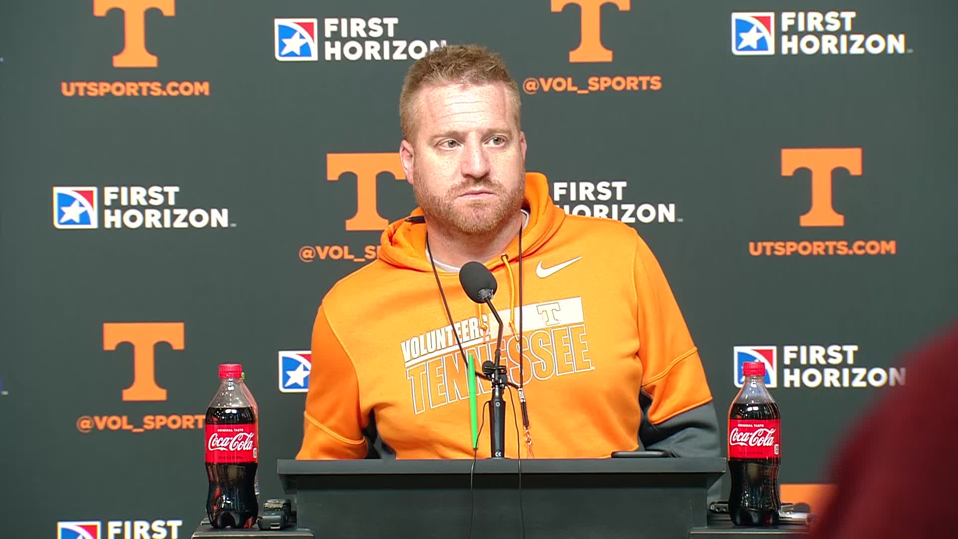 Football alex golesh media availability 11 2 21 utsports tv