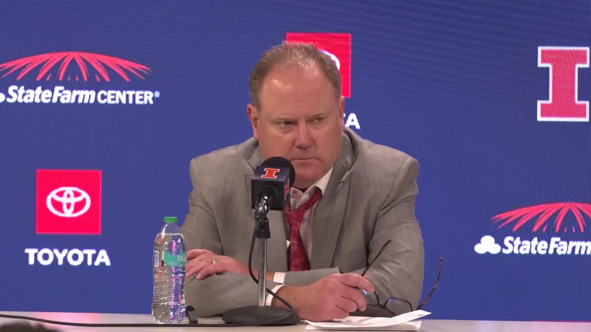 Postgame Media Conference At Illinois Wisconsin Basketball December Postgame media conference at illinois wisconsin basketball december