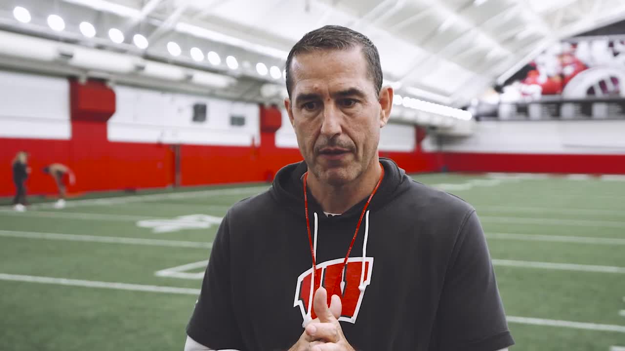 Luke Fickell Media Availability Wisconsin Football April 23 2024 Luke fickell media availability wisconsin football april 23 2024