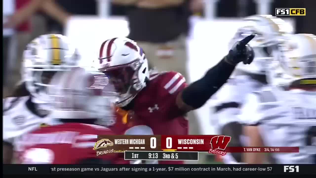 Wisconsin football highlights vs western michigan 08 30 24