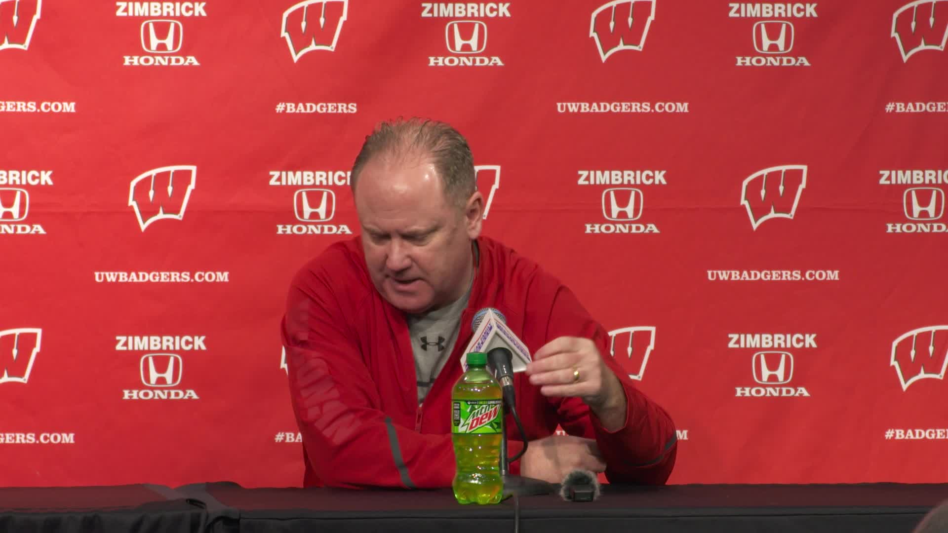 Greg Gard And Steven Crowl Media Conference Wisconsin Men s Greg gard and steven crowl media conference wisconsin men s