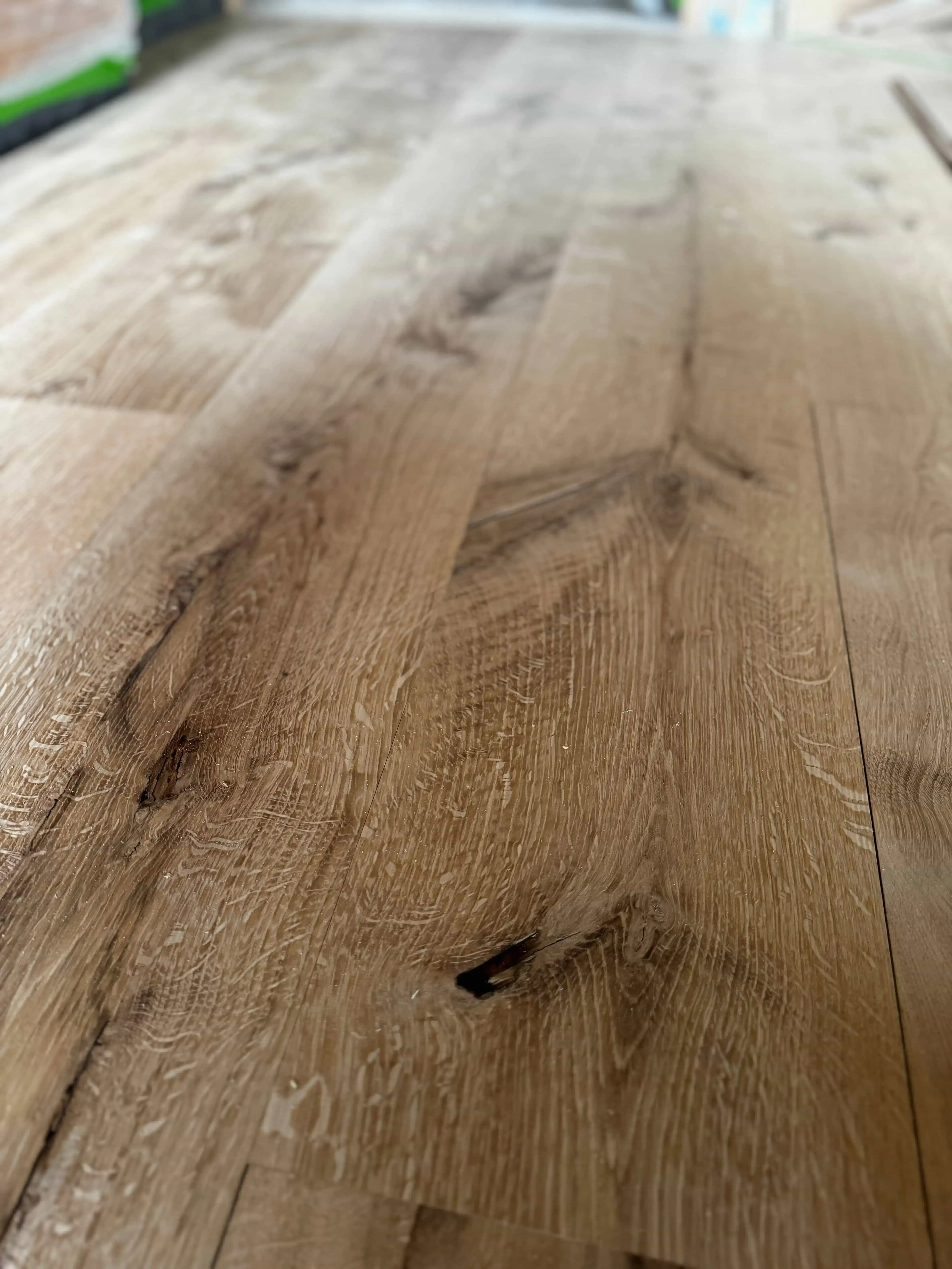 Up Close White Oak Live Sawn