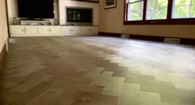 Herringbone Maple Wood Floors