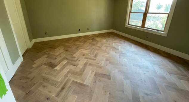 Herringbone Hardwood Floor Pattern