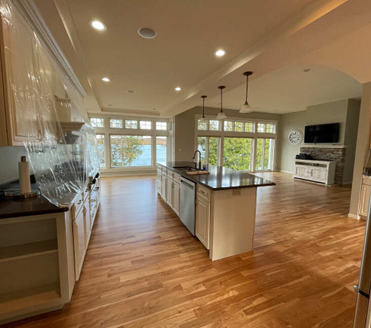 kitchen wooden floor