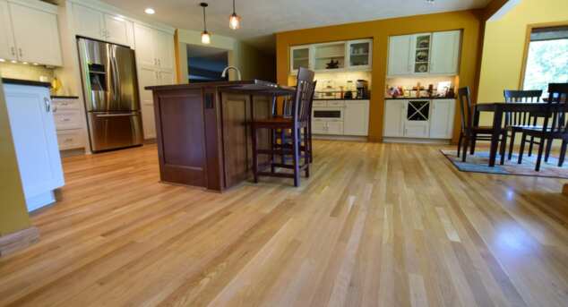 Hardwood flooring kitchen