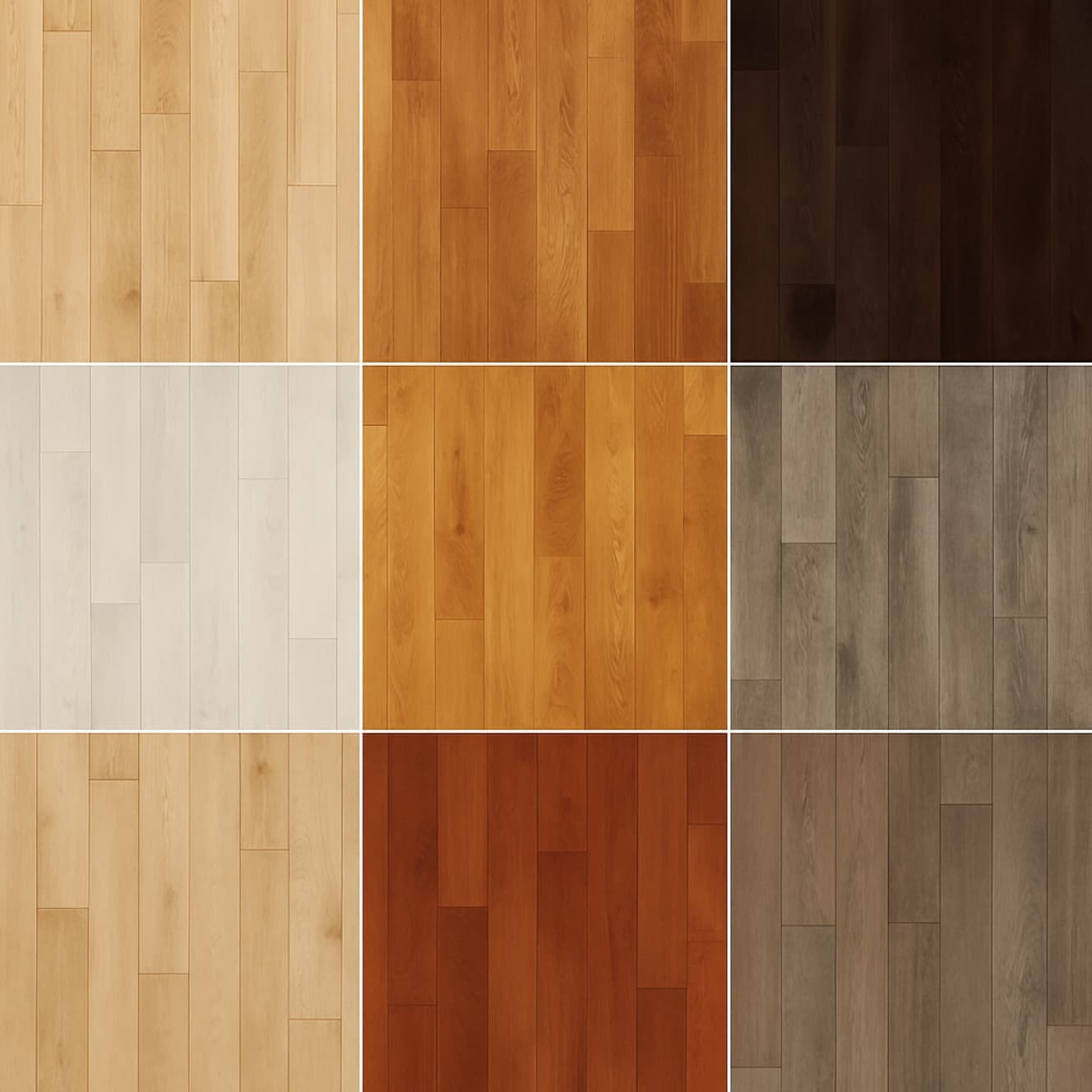 Different Color Hardwood Foors