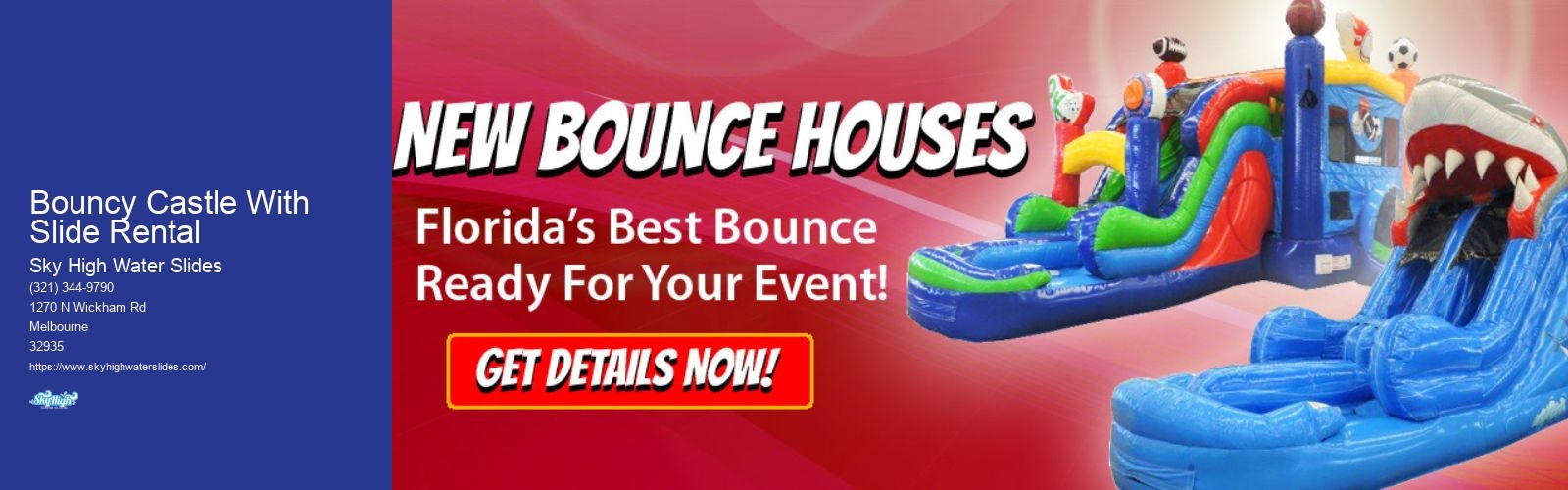 Bouncy Castle With Slide Rental