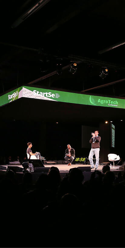 Foto do palco de um dos eventos StartSe