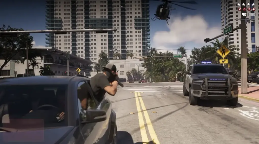 GTA 6 Jason Police Car Chase