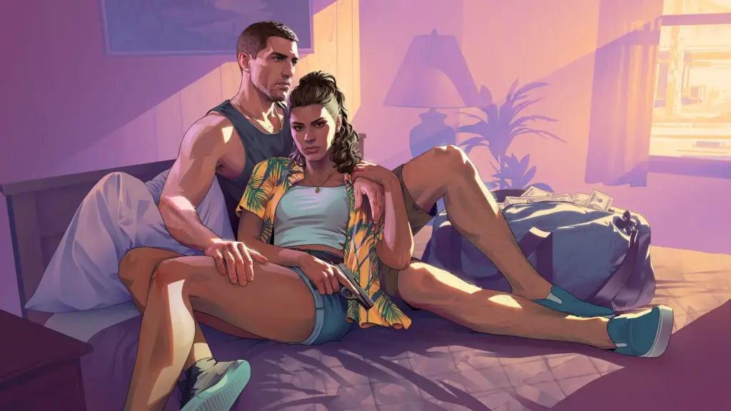 GTA 6 Lucia and Jason Artwork