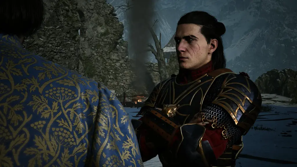 The Blood of Dawnwalker Coen before Ambrus' fight