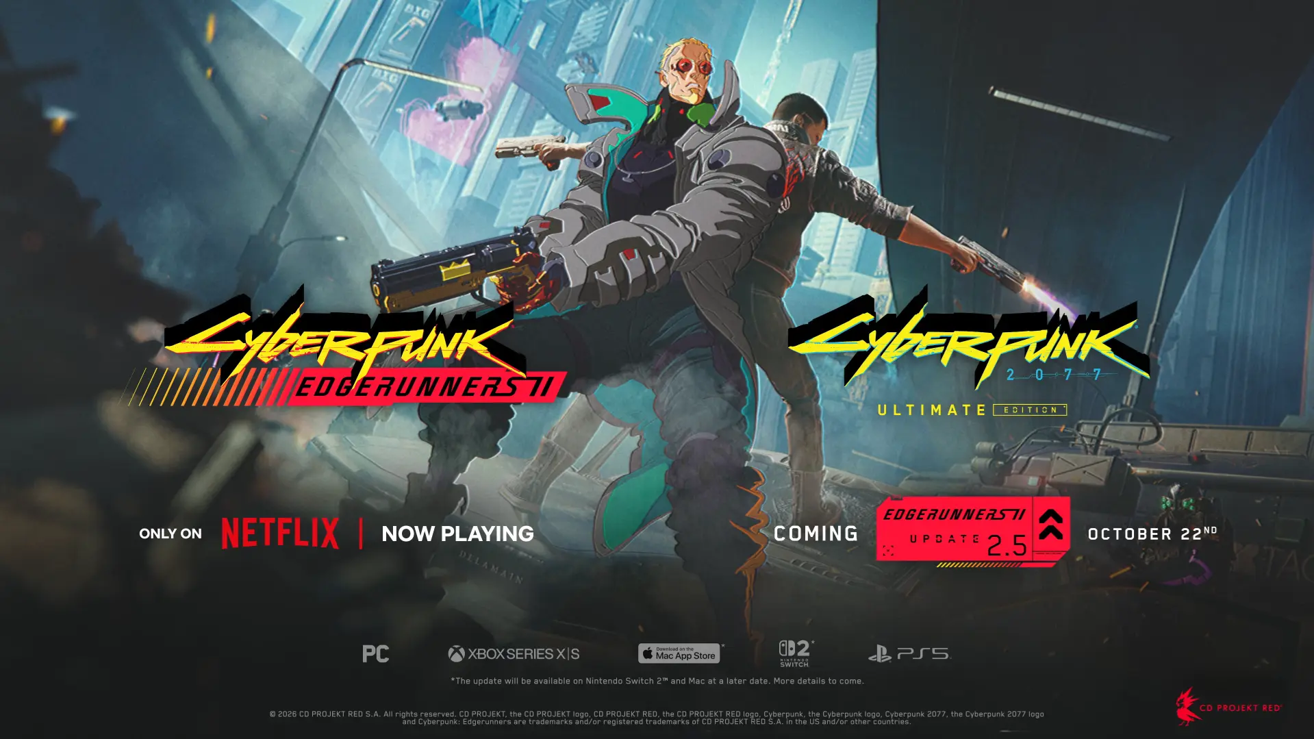 Cyberpunk 2077’s Edgerunners 2.5 Update Drops Tomorrow