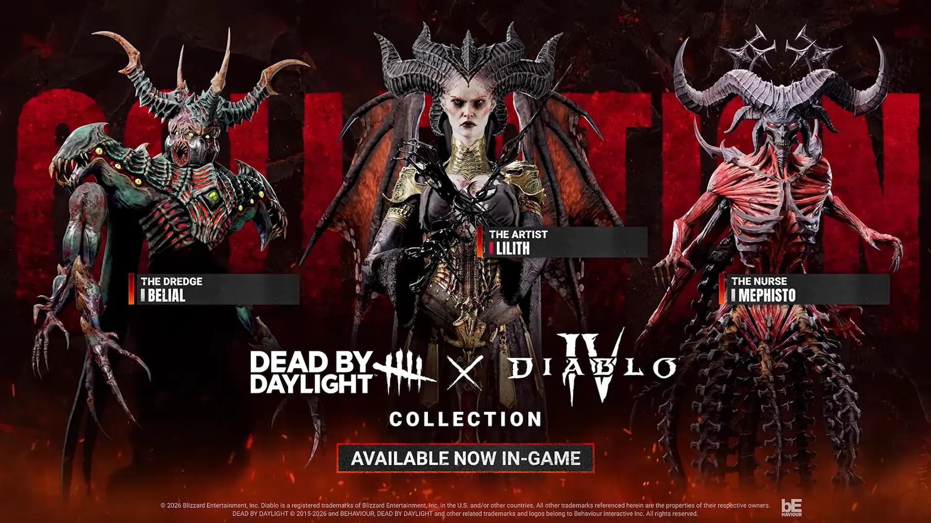 Dead by Daylight’s Diablo Crossover Brings Lilith, Mephisto, and Belial