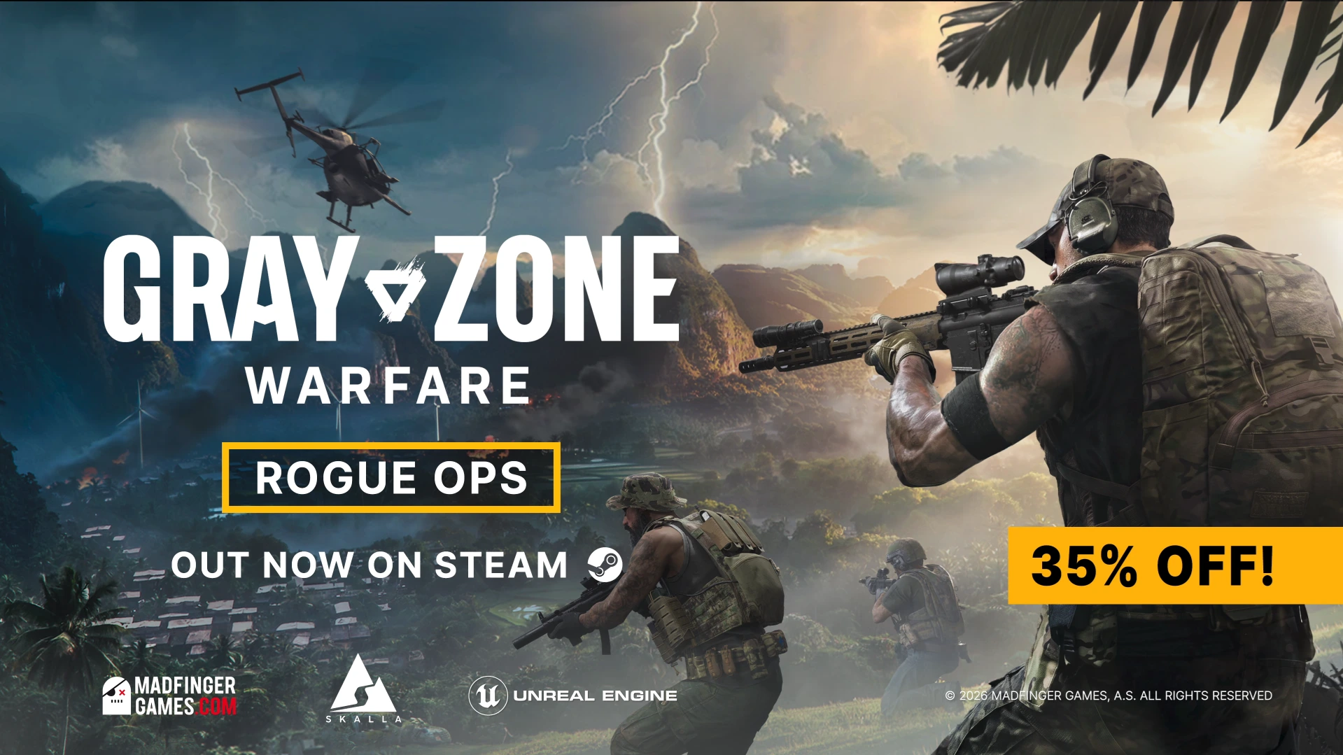Gray Zone Warfare Rogue Ops Update Brings Major Overhaul to AI, Weapons, & Progression