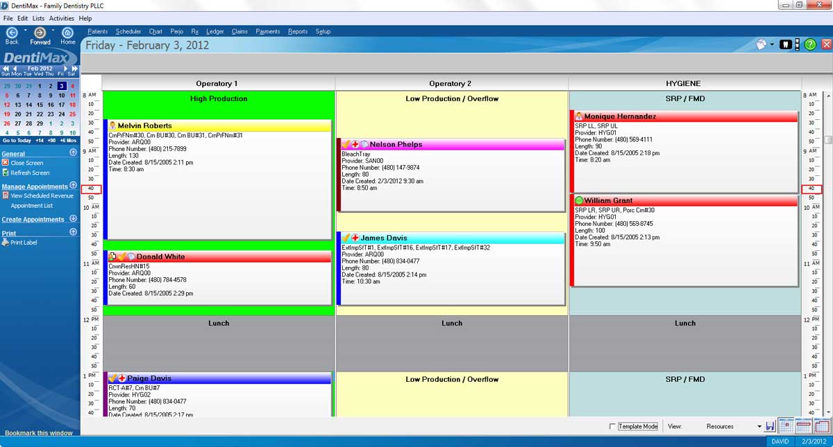 A practice’s financial success all starts with the schedule.