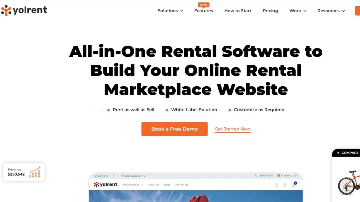 Yo!Rent equipment rental software platform