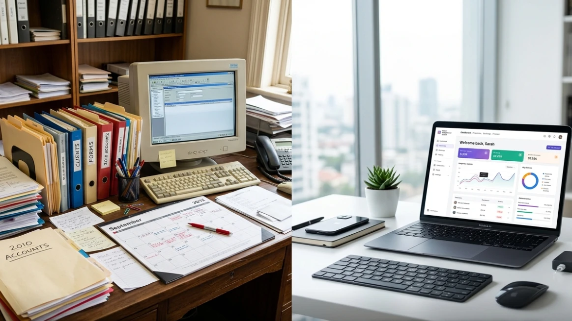 Evolution from paper records to enterprise rental order management