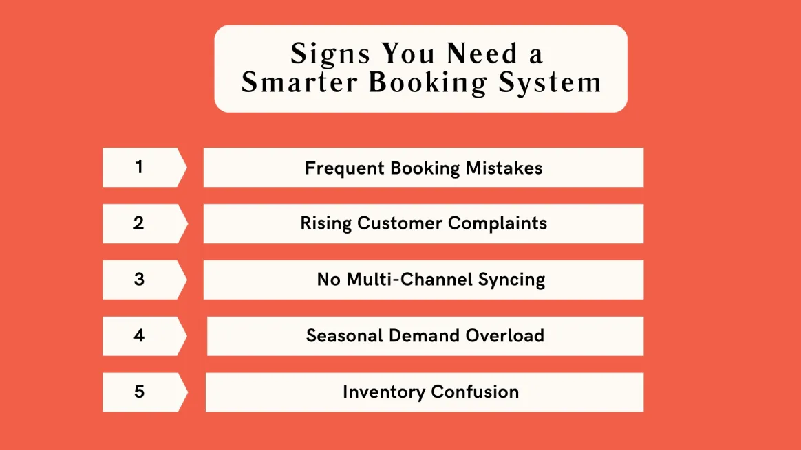 Signs that indicate it's time to upgrade your rental booking system