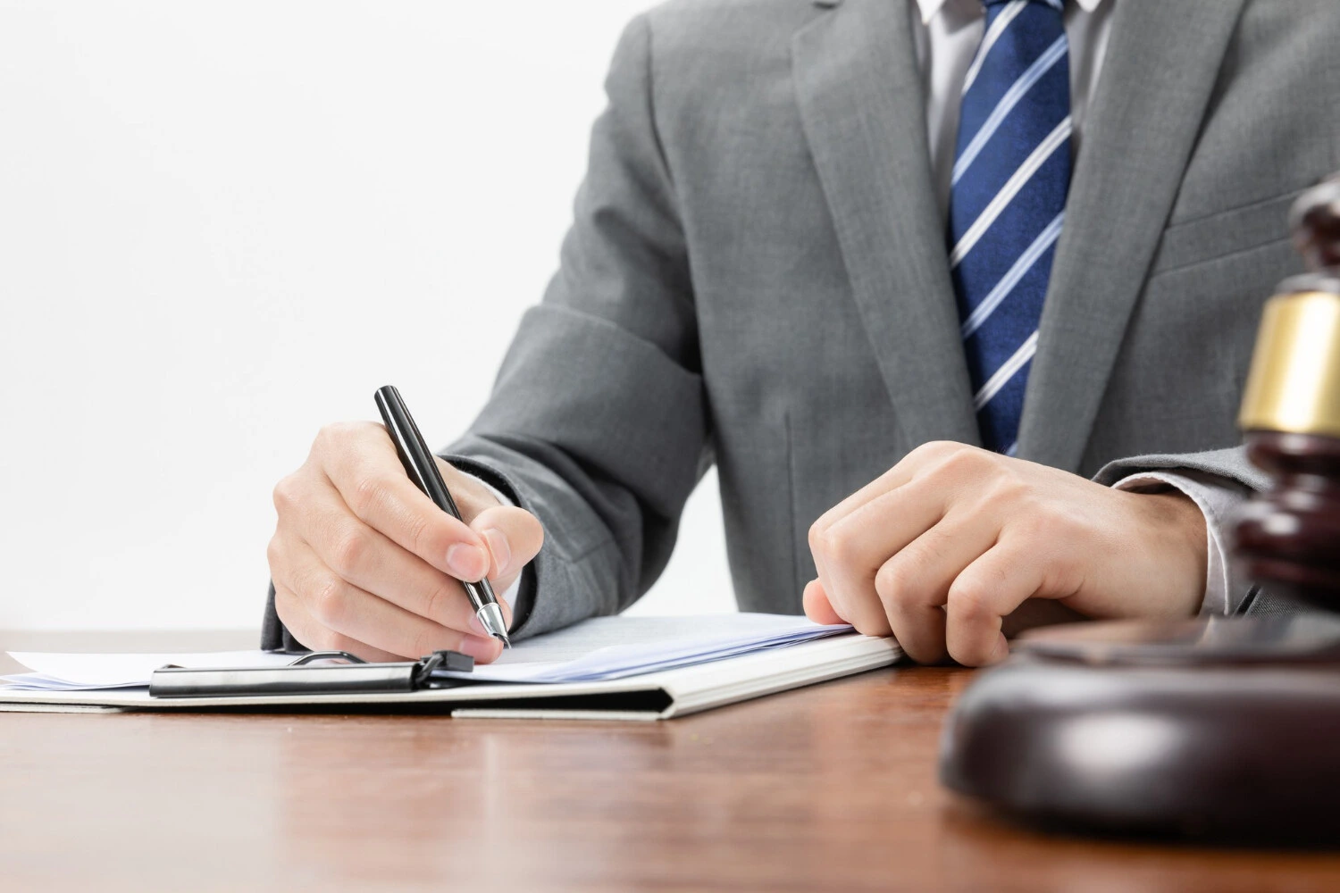 Signing documents for jet ski rental business compliance.