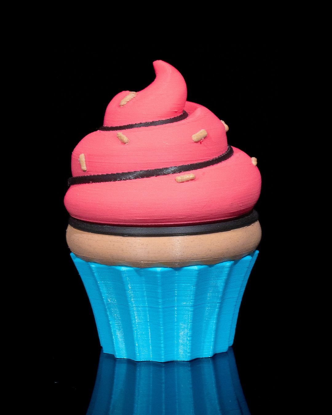 2/3D Cupcake Container