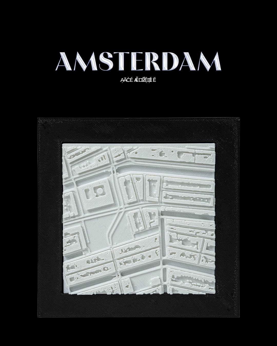 3D City Frames - Amsterdam - 15cm Version