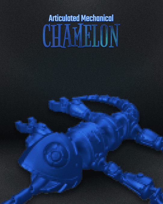 Articulated Mechanical Chameleon