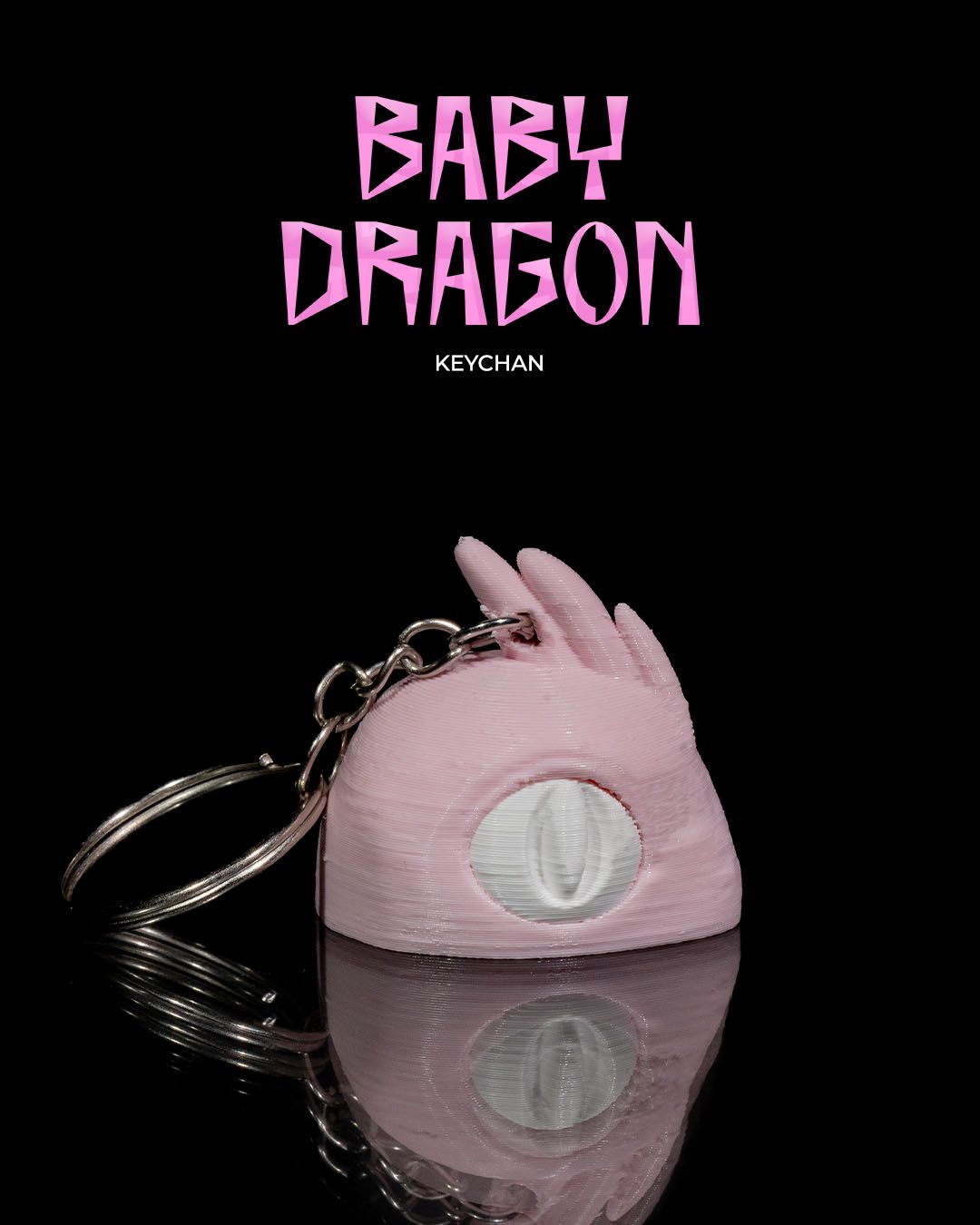 Baby Dragon Keychain