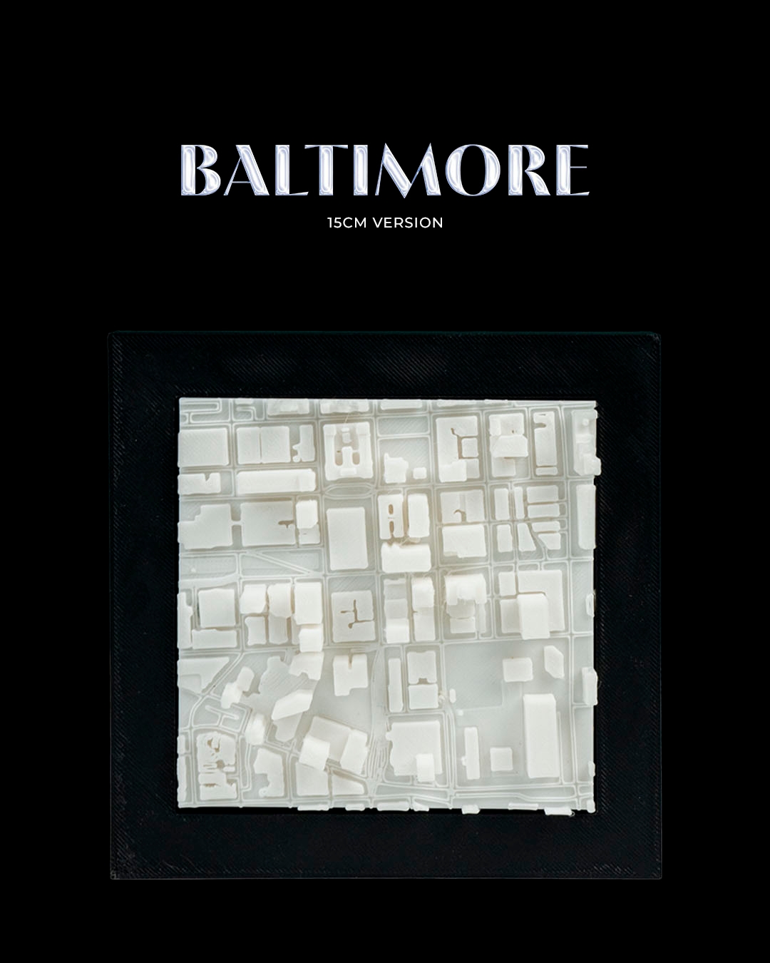 3D City Frames - Baltimore - 15cm Version