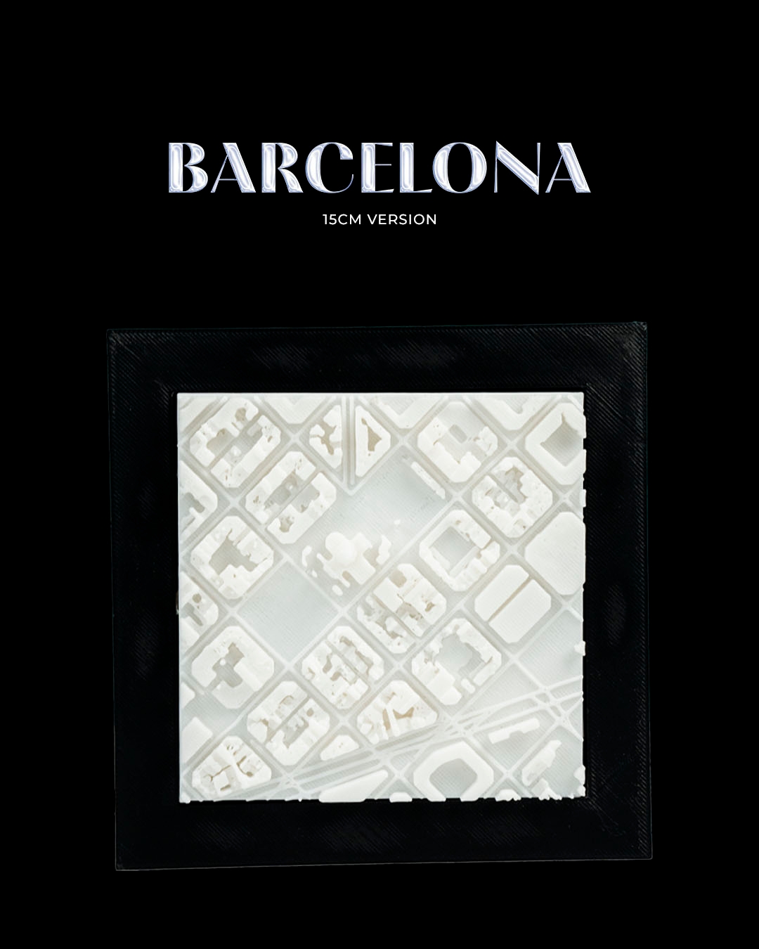 3D City Frames - Barcelona - 15cm Version