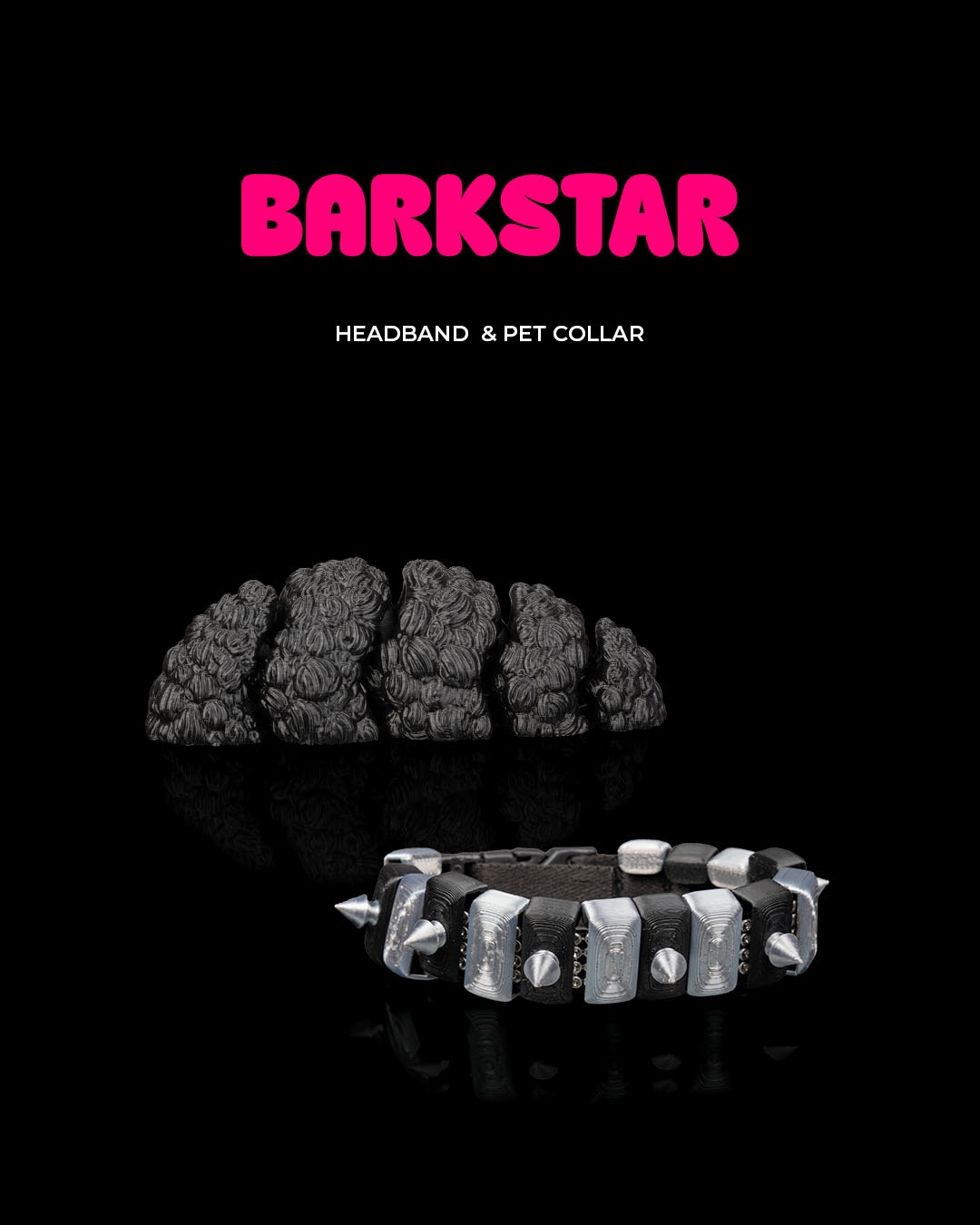 Barkstar Headband & Pet Collar