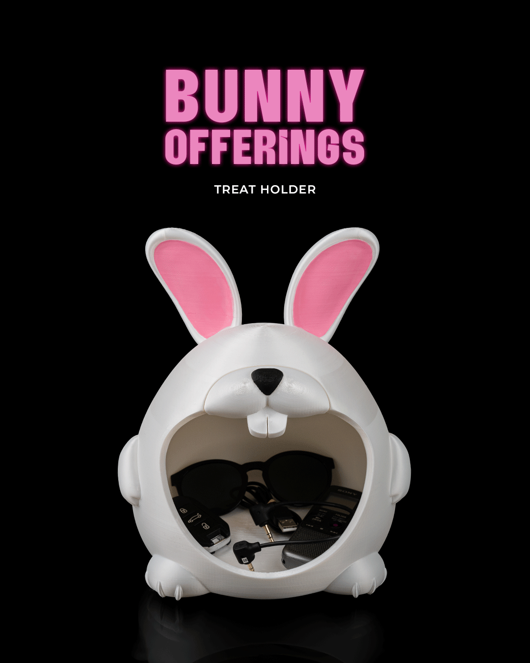 Bunny Offerings Treat Holder